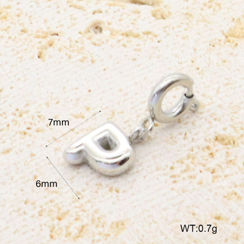 GEP000071vajj-066  Handmade Polished  Stainless Steel Pendant  BC24070889P-S-P  nostock
