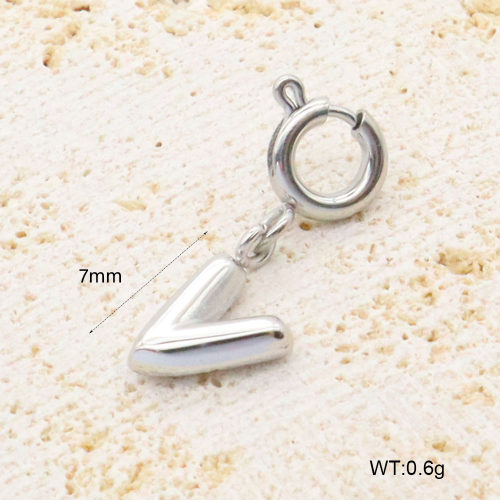 GEP000077vajj-066  Handmade Polished  Stainless Steel Pendant  BC24070889P-S-V  nostock
