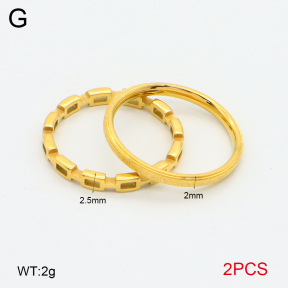 2R2001724bbov-617  6-9#  Stainless Steel Ring