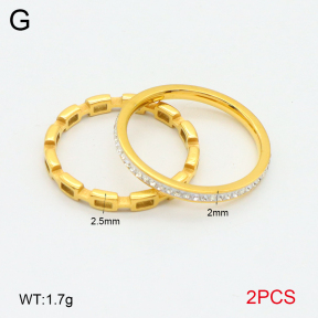 2R4001642vbpb-617  6-9#  Stainless Steel Ring