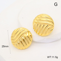 GEE002403bhva-066  Handmade Polished  Stainless Steel Earrings