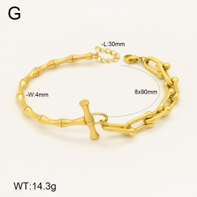 2B2003996bhia-434  Stainless Steel Bracelet