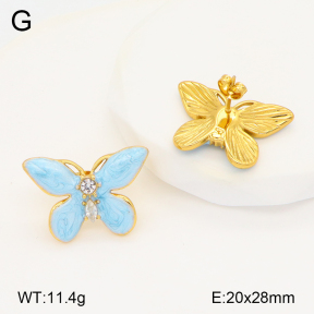 2E3003333bbov-434  Stainless Steel Earrings