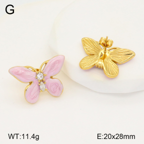 2E3003335bbov-434  Stainless Steel Earrings