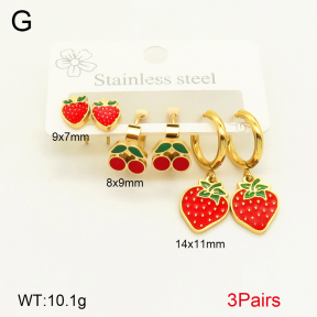 2E3003351abol-434  Stainless Steel Earrings