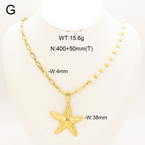 2N3002518bbov-434  Stainless Steel Necklace