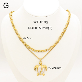 2N3002521vbpb-434  Stainless Steel Necklace