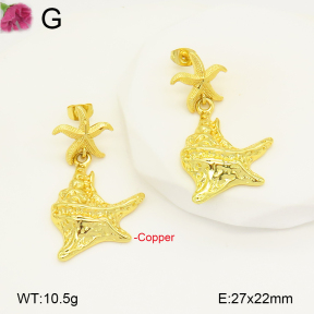 F2E201830ablb-J81  Fashion Copper Earrings