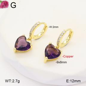 F2E401973vbpb-J147  Fashion Copper Earrings