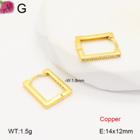 F2E402031vbpb-J147  Fashion Copper Earrings
