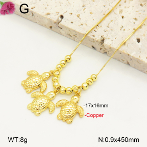 F2N200130bbov-J81  Fashion Copper Necklace