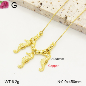 F2N200133bbov-J81  Fashion Copper Necklace