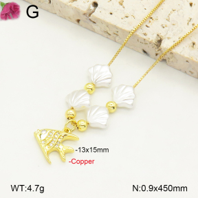 F2N300333ablb-J81  Fashion Copper Necklace