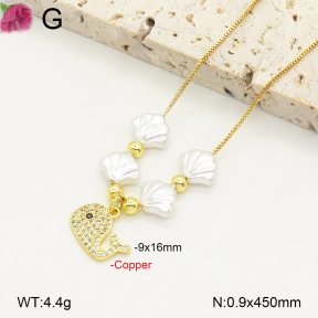 F2N300334ablb-J81  Fashion Copper Necklace