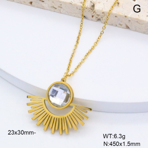 6N4004410aakl-704  Stainless Steel Necklace