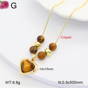 F2N401213bbov-J109  Fashion Copper Necklace
