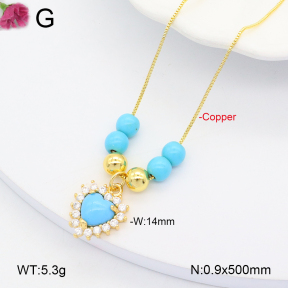 F2N401216bbov-J109  Fashion Copper Necklace