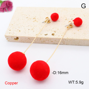 F6E301985avja-L002  Fashion Copper Earrings