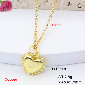 F6N200842aahl-L002  Fashion Copper Necklace