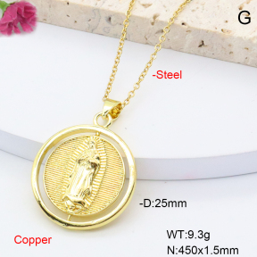 F6N200850aajl-L002  Fashion Copper Necklace