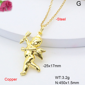 F6N200851aaho-L002  Fashion Copper Necklace