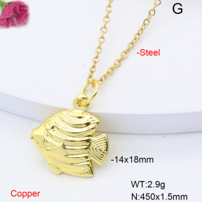 F6N200852aahl-L002  Fashion Copper Necklace