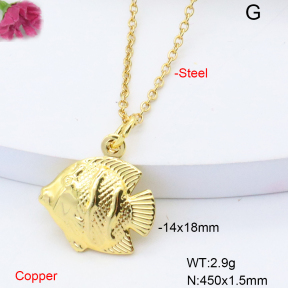 F6N200853aahl-L002  Fashion Copper Necklace