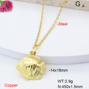 F6N200854aahl-L002  Fashion Copper Necklace