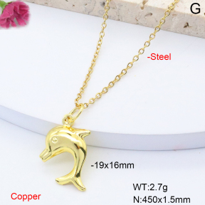 F6N200867aahl-L002  Fashion Copper Necklace