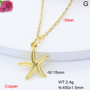 F6N200868aahj-L002  Fashion Copper Necklace