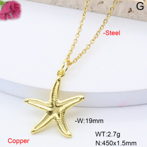 F6N200869aahl-L002  Fashion Copper Necklace