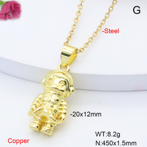 F6N200872vail-L002  Fashion Copper Necklace