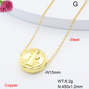 F6N200877vail-L002  Fashion Copper Necklace