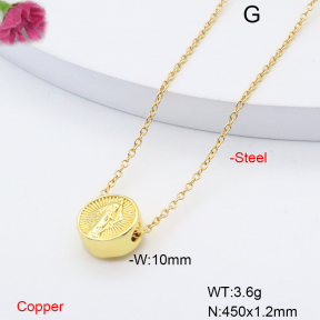 F6N200882vaia-L002  Fashion Copper Necklace