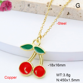 F6N301322vaia-L002  Fashion Copper Necklace