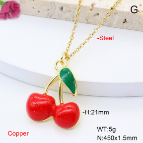F6N301323vail-L002  Fashion Copper Necklace