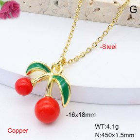 F6N301324vail-L002  Fashion Copper Necklace