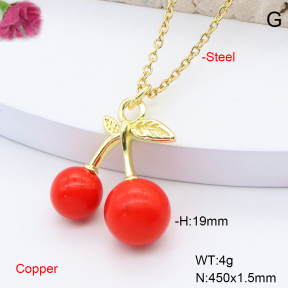 F6N301325vail-L002  Fashion Copper Necklace