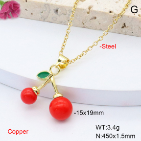 F6N301326vail-L002  Fashion Copper Necklace