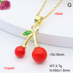 F6N301327vail-L002  Fashion Copper Necklace
