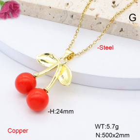 F6N301330avja-L002  Fashion Copper Necklace