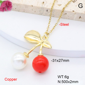 F6N301331vail-L002  Fashion Copper Necklace