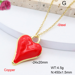 F6N301340avja-L002  Fashion Copper Necklace