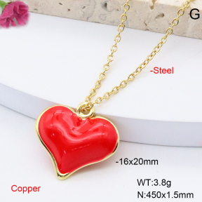 F6N301344avja-L002  Fashion Copper Necklace