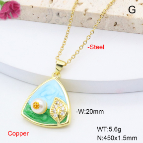 F6N301348aajl-L002  Fashion Copper Necklace