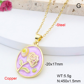 F6N301351baka-L002  Fashion Copper Necklace