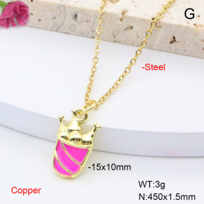 F6N301361vaia-L002  Fashion Copper Necklace