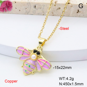 F6N301364avja-L002  Fashion Copper Necklace