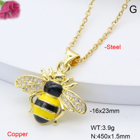 F6N301392avja-L002  Fashion Copper Necklace