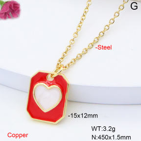 F6N301396vaia-L002  Fashion Copper Necklace